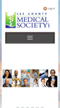 Mobile Screenshot of leecountymedicalsociety.org